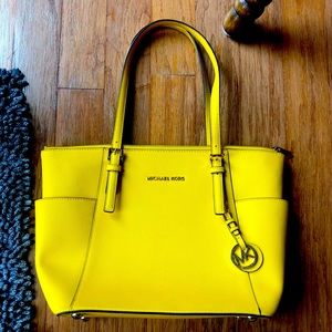 Michael Kors Yellow Purse